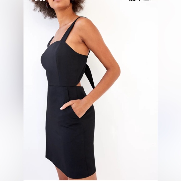 Aritza Wilfred Tie Back Mini Dress Size 8 - Picture 12 of 12